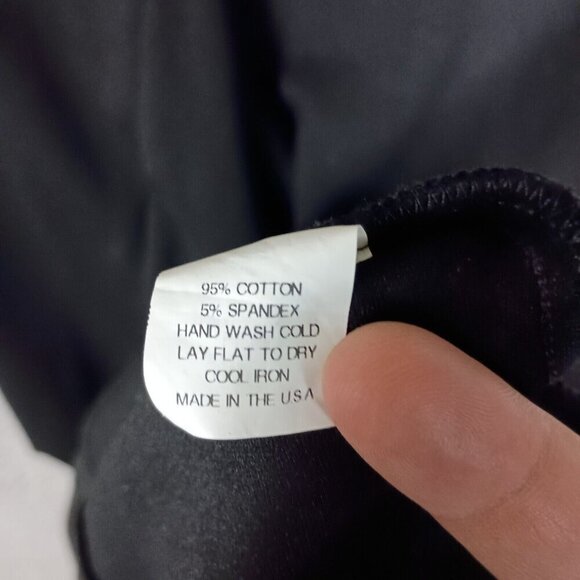 Nature vs Future Dress Women's Large Black Stretch V-Neck Short Sleeve Career - Picture 5 of 12